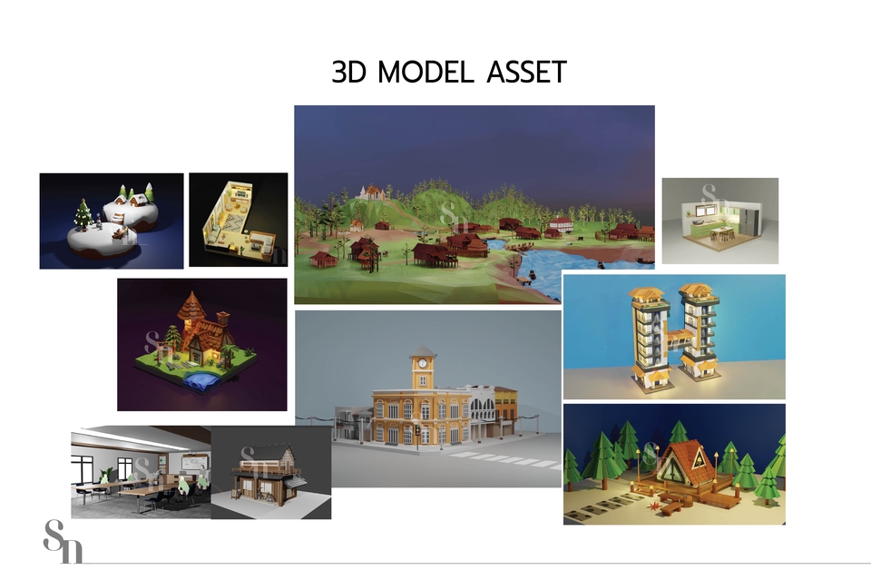 รับทำ 3D โมเดลสินค้า / ตัวการ์ตูน Animation ครบวงจร
