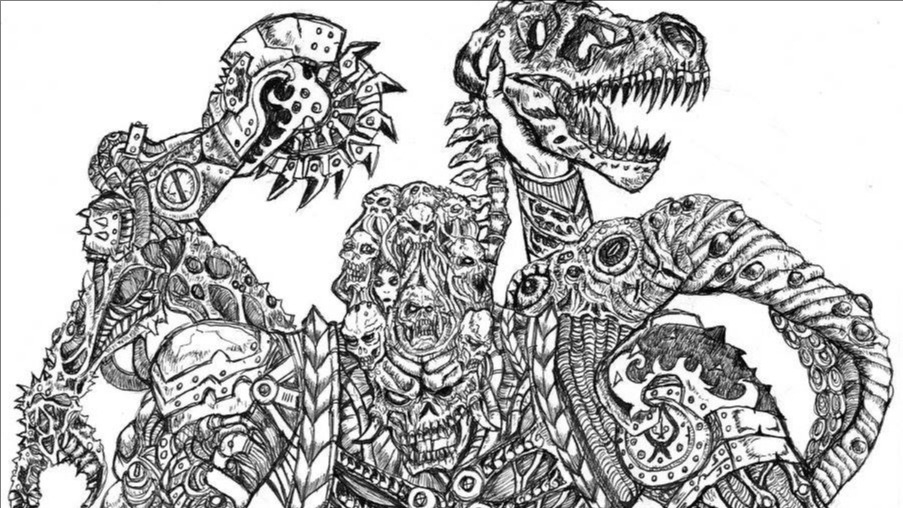 วาดภาพการ์ตูน - ออกแบบตัวละครสัตว์ประหลาด - 1