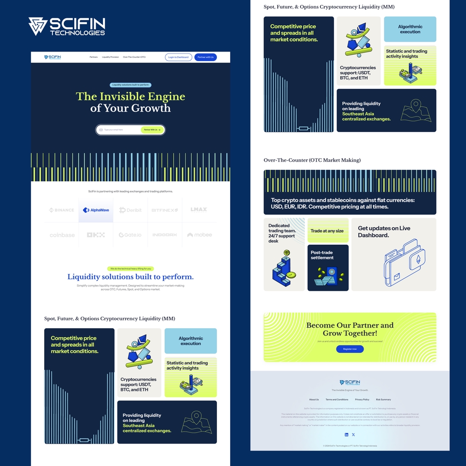 Desain UI UX untuk website dengan platform digital, yang memberikan layanan dan fitur-fitur terbaik untuk menunjang pertumbuhan bisnis Anda.