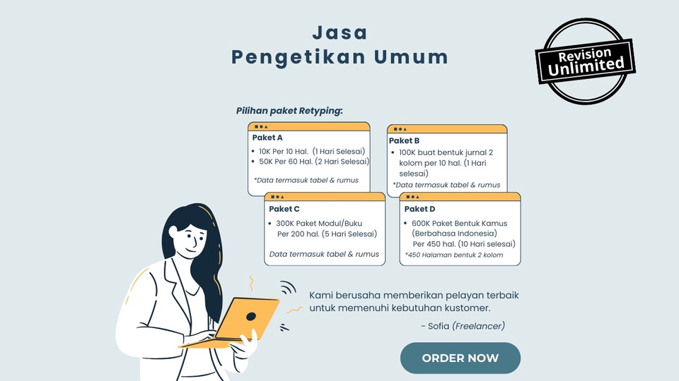 Pengetikan Umum - Jasa Pengetikan Profesional Cepat, Akurat dengan Format dan Layout yang Rapi - 1