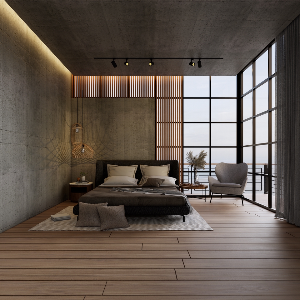 ออกแบบตกแต่งภายในและภายนอก - 3D Modeling+Render - 2