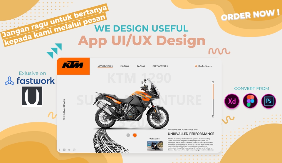 UI & UX Design - Desain Tampilan UI/UX Untuk Mobile App, Website / Landing Page. - 9