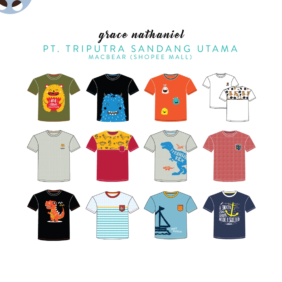 Desain Kaos & Motif - Design Kaos / TShirt Dewasa & Anak - Anak - 10
