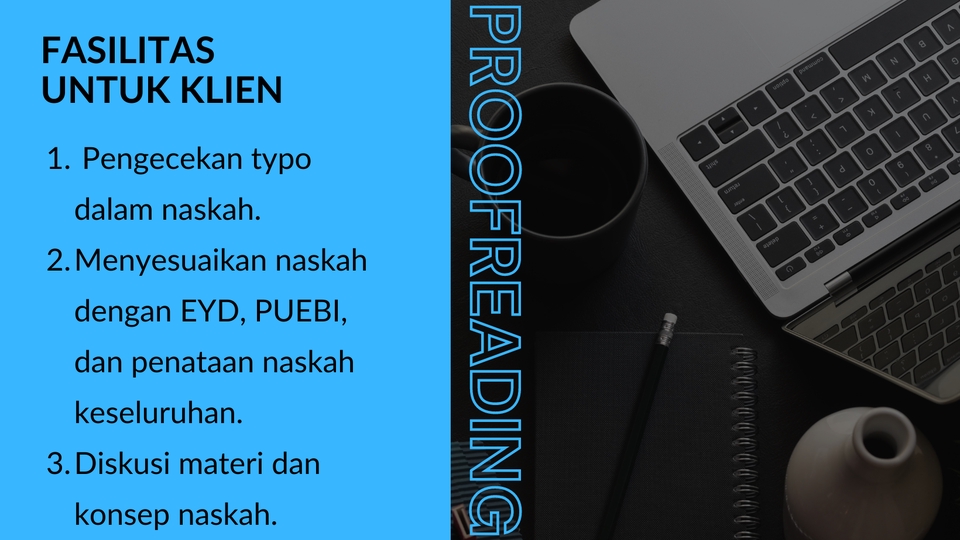 Proofreading - Edit Naskah dan Proofreading Naskah Fiksi/Non-Fiksi - 5