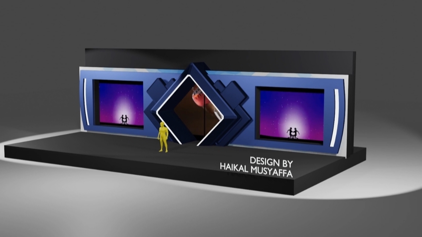 3D & Perspektif - Desain Stage 3D - 3