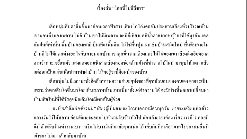 เขียนนิยาย / เรื่องสั้น - รับเขียนเรื่องสั้น นิยาย นิทาน บทความ - 4