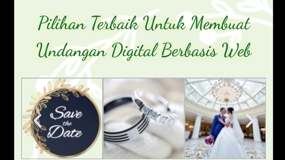 Kartu Ucapan & Video - Undangan Digital - 1