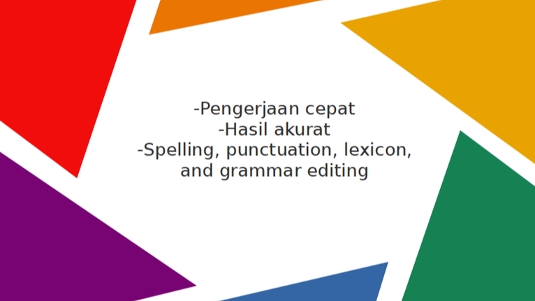 Proofreading - Proof Reading Kilat Indonesia & Inggris | 1 hari jadi - 4