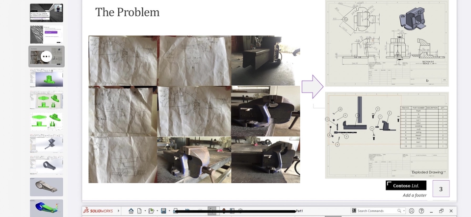 เขียนแบบวิศวกรรมและออกแบบโครงสร้าง - ออกแบบ 2D&3D - 2