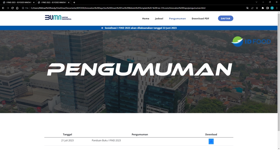 Web Development - Membuat website company profile dllnya ( HTML, CSS & LARAVEL ) - 5