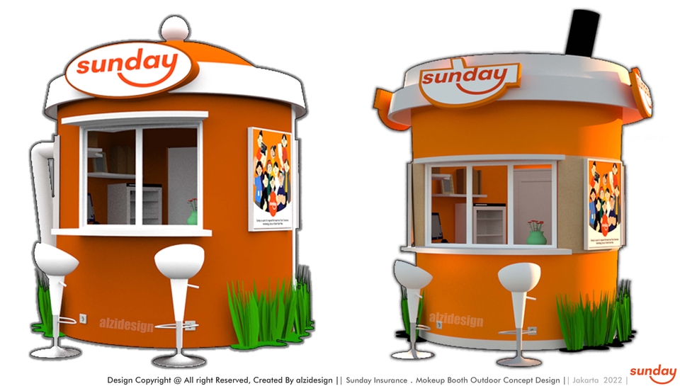 3D & Perspektif - DESAIN BOOTH PAMERAN 50 K (1 HARI & NEGO )  - 10