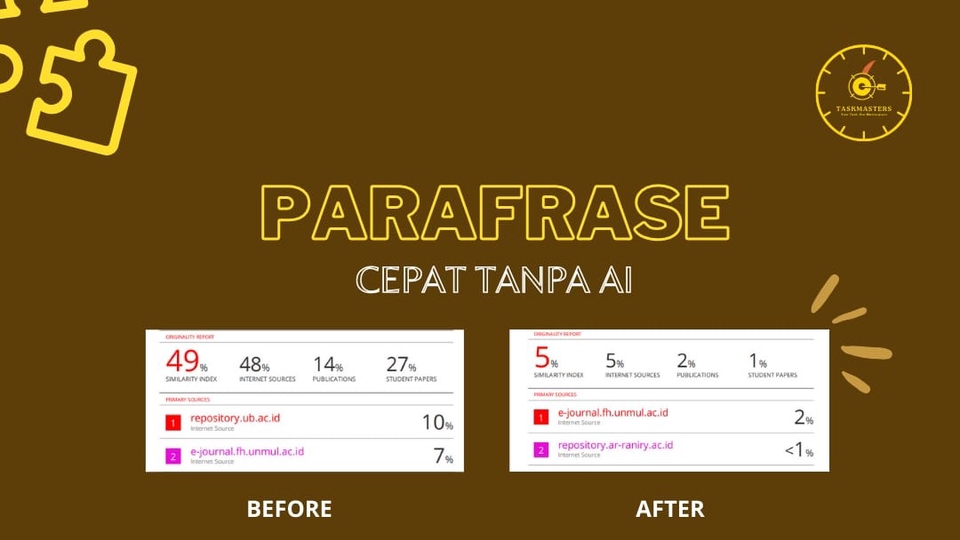 Proofreading - Parafrase jurnal, skripsi, tesis, disertasi, dll. - 1