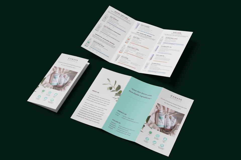 Brosur desain kartu nama untuk bisnis dengan desain minimalis dan modern. Layanan desain kartu nama profesional dengan harga terjangkau.