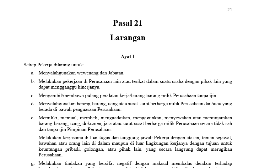 Hukum - Jasa Pembuatan dan Konsultasi Peraturan Perusahaan - 9