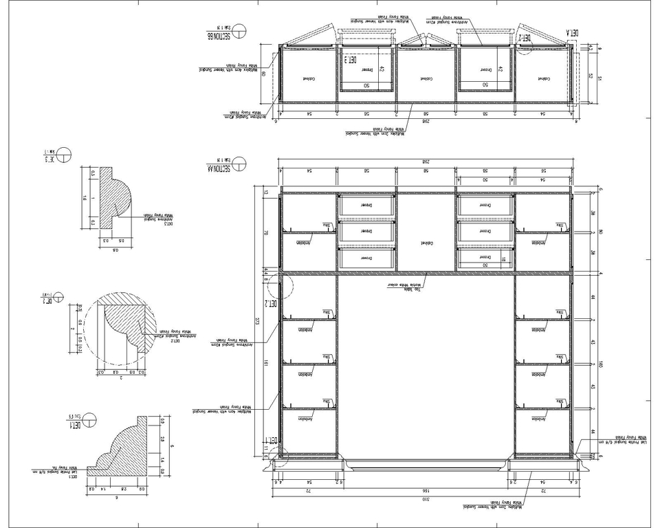 CAD Drawing - JASA GAMBAR 2D CAD INTERIOR & FURNITURE - 4