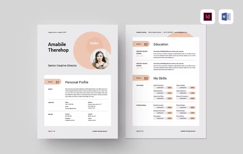 Portfolio & Resume - DESAIN CV / PORTOFOLIO 1 HARI JADI - 3