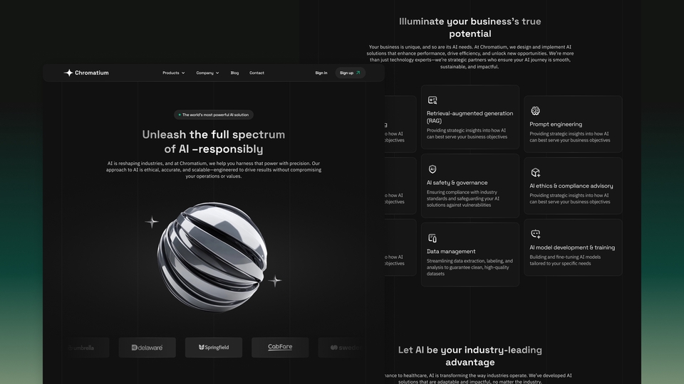 Desain UI UX website dengan konsep modern dan profesional untuk meningkatkan user experience