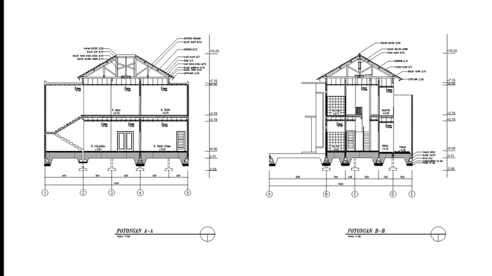 CAD Drawing - Gambar Kerja 2D Autocad, Selesai 1-3 Hari - 2