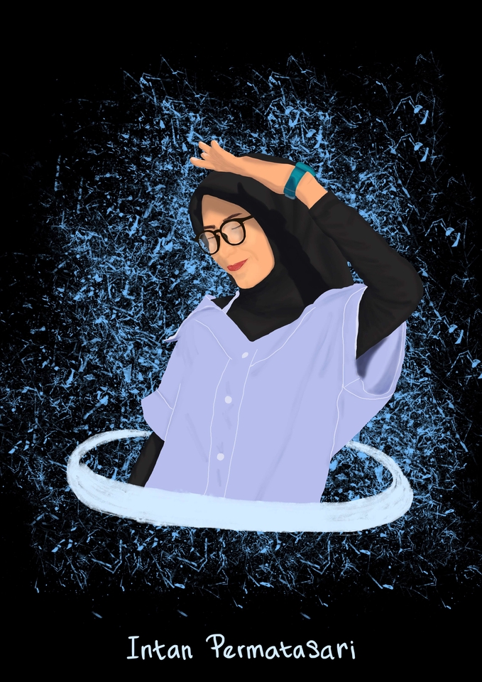 Gambar dan Ilustrasi - Digital Painting Potrait - 5