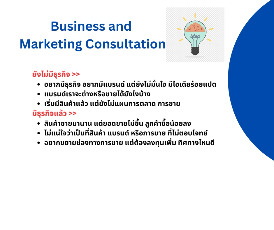 ที่ปรึกษาธุรกิจ สินเชื่อ sme เขียนแผนธุรกิจ ปรึกษาวางกลยุทธ์ รับทำ feasibility study วางแผนธุรกิจออนไลน์