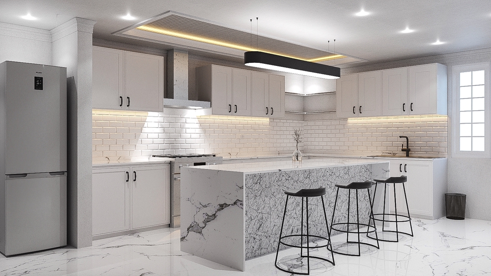 3D & Perspektif - Rendering Interior & Exterior | High Quality Render + Edited in Photoshop - 7