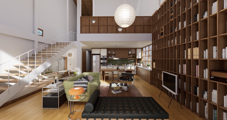 3D Perspective - รับทำภาพ 3D Perspective งานภายใน - 3