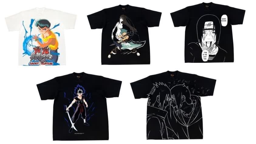 ออกแบบเสื้อยืดลายการ์ตูนอนิเมะแฟชั่น