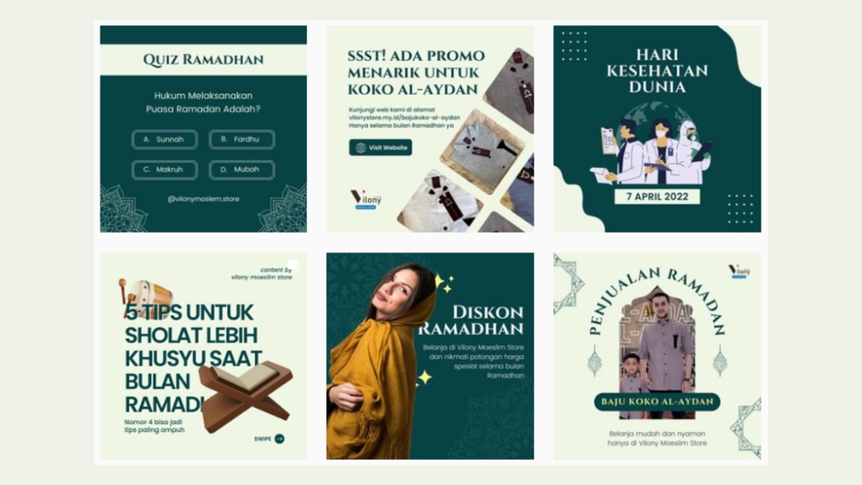 Digital Marketing - Konten full 1 bulan feed dan story IG + FB - 7