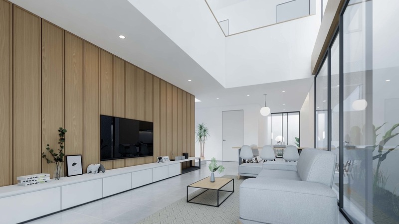 3D & Perspektif - Render 3D Visualisasi Perspektif Interior dan Eksterior - 3