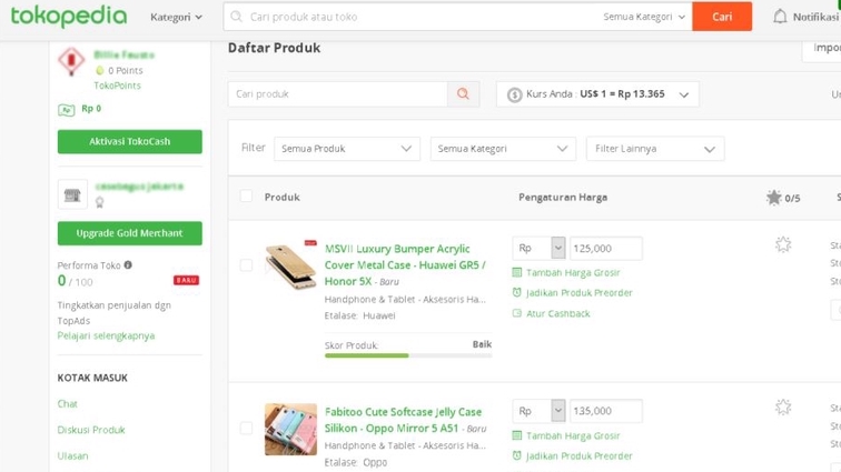 Update Produk Toko Online - Jasa Upload Produk Tokopedia Bukalapak Shopee Lazada - 1