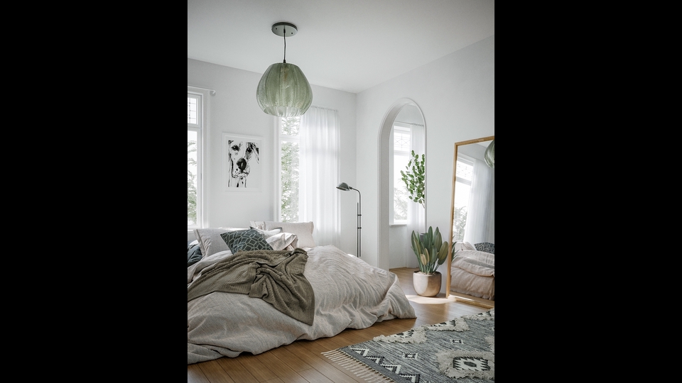 ออกแบบตกแต่งภายในและภายนอก - 3D PERSPECTIVE INTERIOR - 1