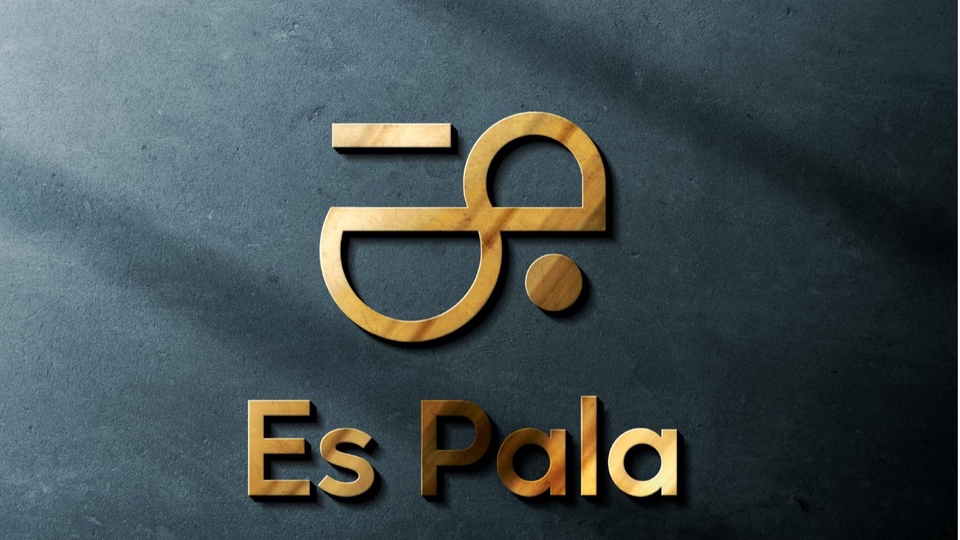 Logo Es Pala, desain logo keren dan profesional untuk bisnis Anda.