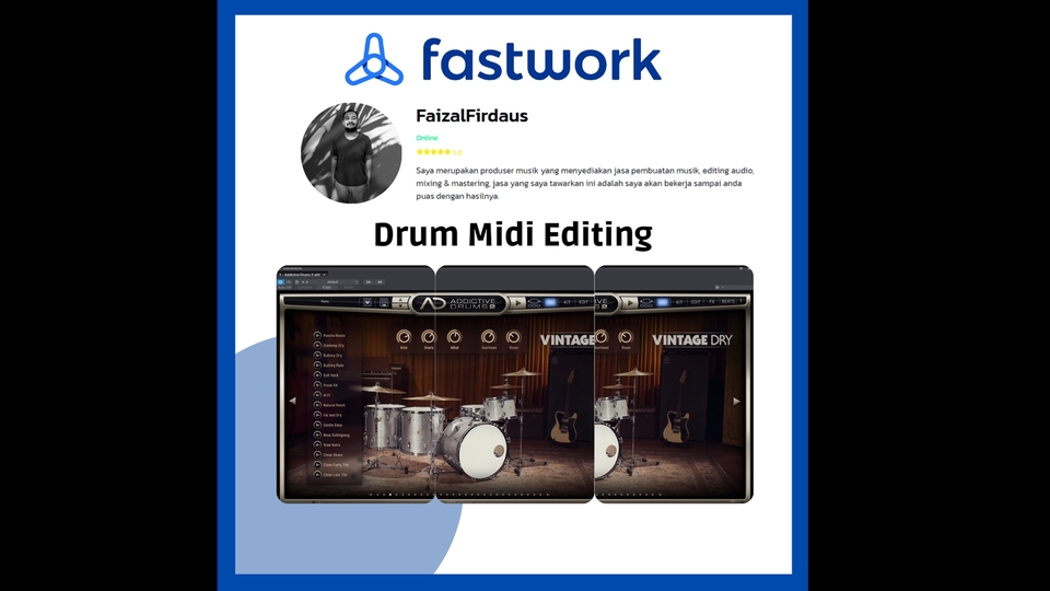 Sound Effects - Jasa pembuatan beat midi drum - 1