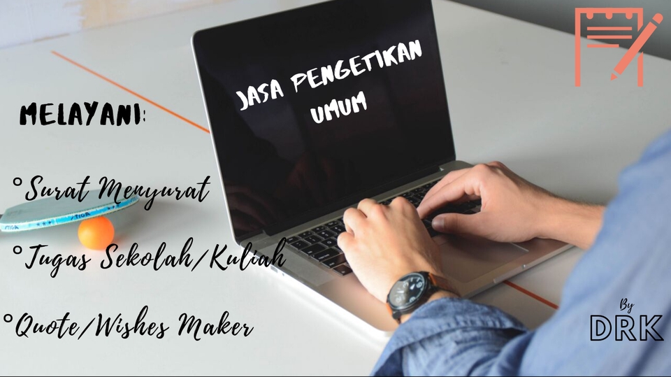 Pengetikan Umum - Jasa Pengetikan Dokumen/Ulang (PDF To Word), Essay, Entri Data (Excel) dan Tugas Kantor. CEPAT!!! - 1