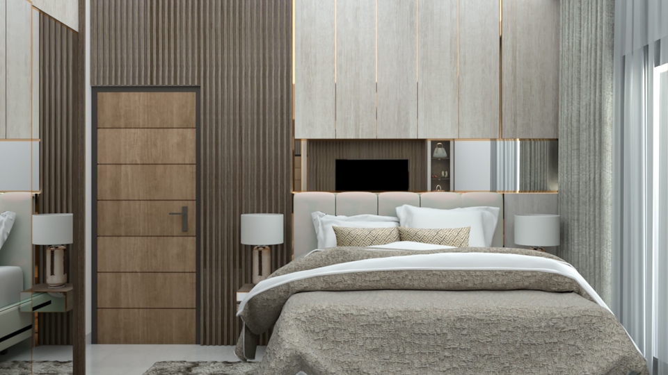 3D & Perspektif - Design 3D Interior Ruangan & Furniture Rumah, Kantor, Kitchen Set - 2