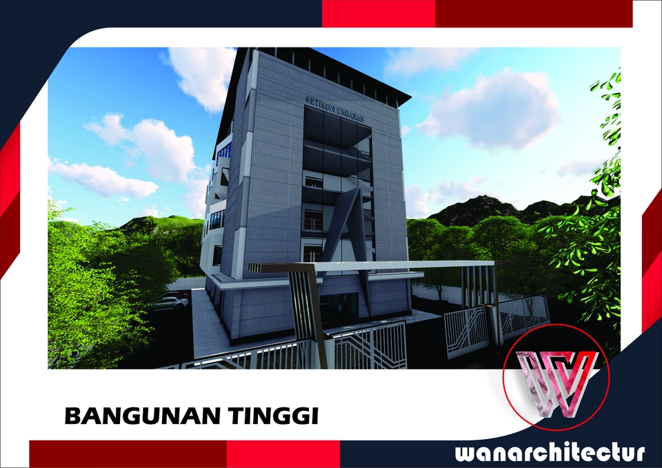 3D & Perspektif - JASA DESAN ARSITEKTUR (INTERIOR, EKSTERIOR, TAMAN, FUNITUR, LANDSCAPE) - 15