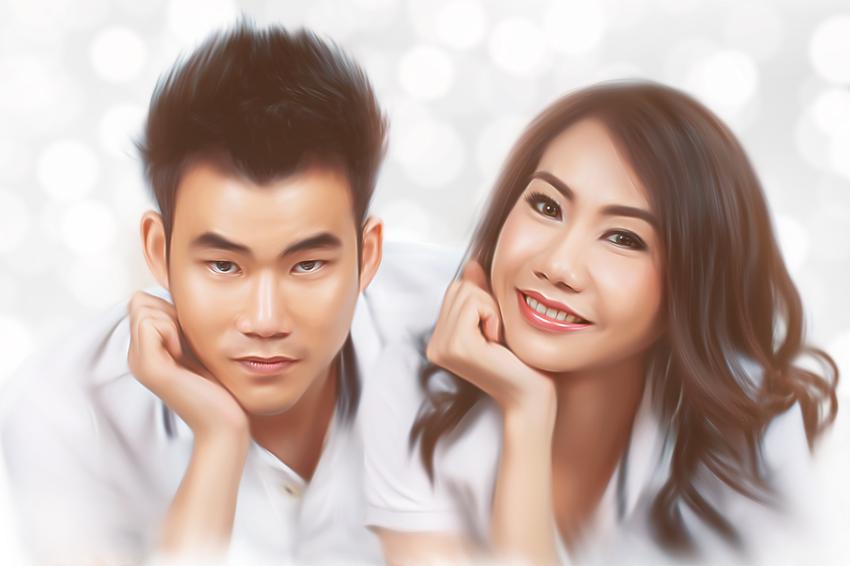 วาดภาพเหมือน Portrait - วาดรูปเหมือนจากภาพถ่าย Digitalpaint - 4