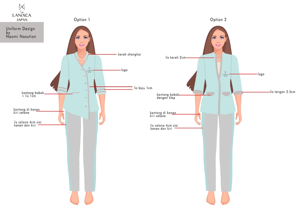 Desain Kaos & Motif - Fashion Design Collection with Tech Pack - 11