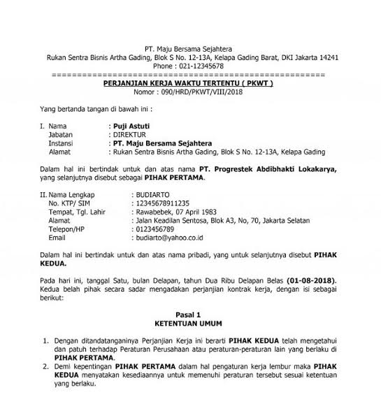 Hukum - Jasa Konsultasi Hukum dan Perancangan Kontrak Kerja - 2