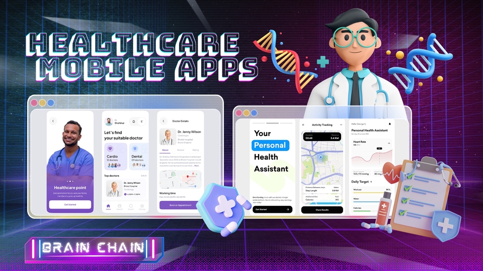 รับทำแอพพลิเคชั่น มือถือ แอพสุขภาพ สำหรับแพทย์และผู้ป่วย