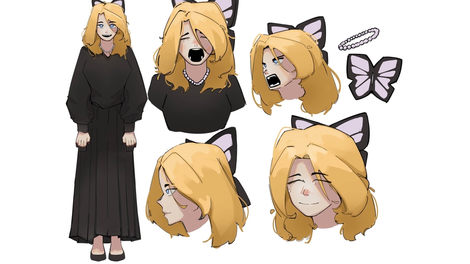 Jasa Pembuatan Karakter VTuber Profesional dan Terpercaya - Character Sheet Design