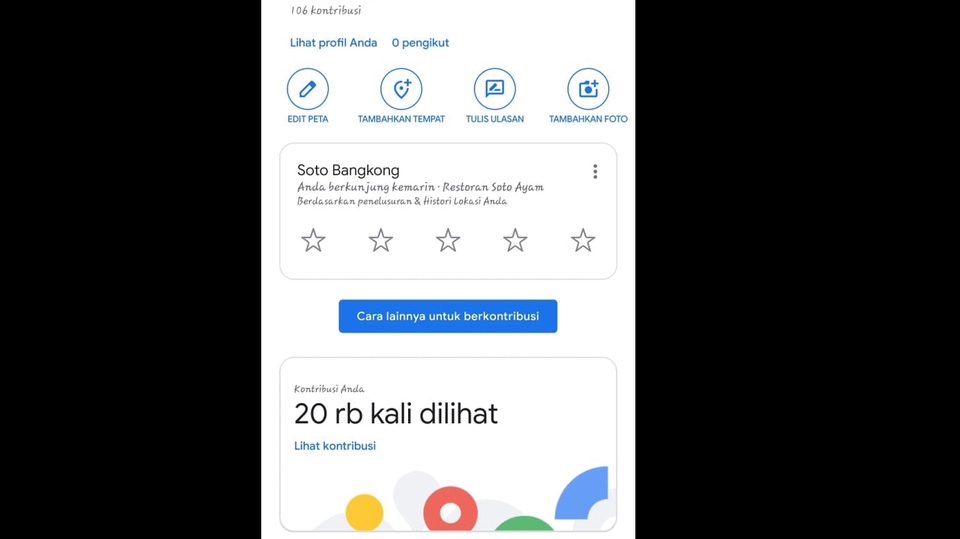 Memberi Review - Jasa Review Google Business [Akun Local Guides], 1 Hari Jadi. - 1