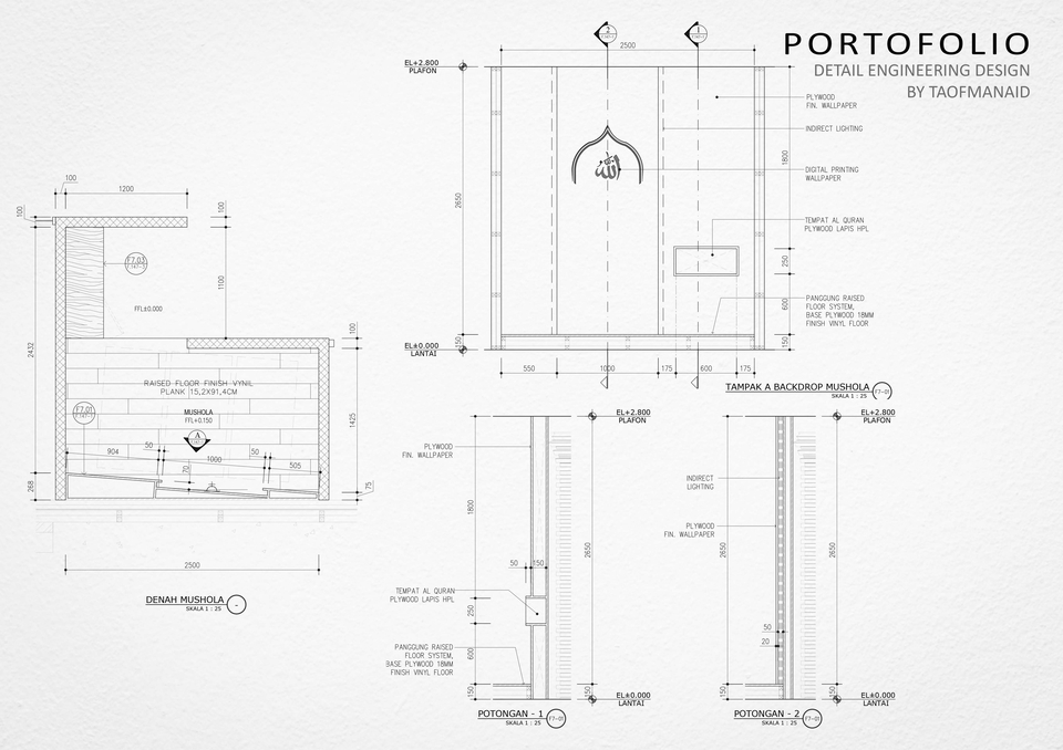 CAD Drawing - Jasa Gambar Kerja DED (CAD Drawing) - 18