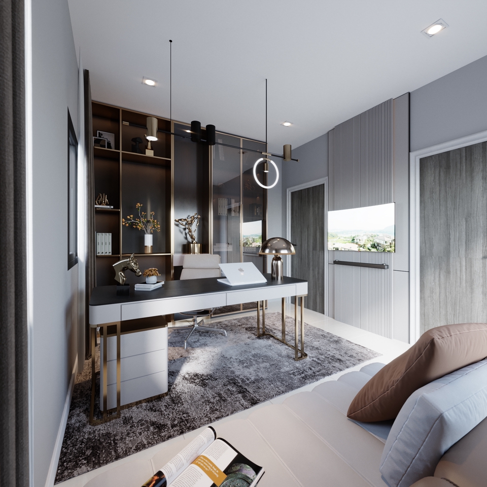รับออกแบบตกแต่งภายใน 3D Perspective บ้าน,คอนโด,โรงแรม,ร้านอาหาร,ร้าน ...