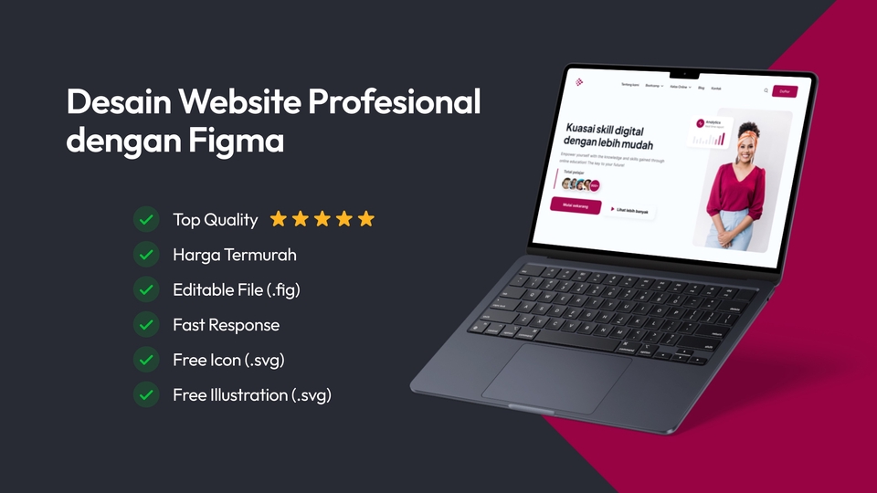 Desain Web - Desain Website Profesional dengan Figma - 1