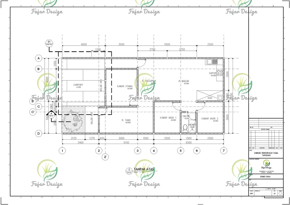 CAD Drawing - Desain Bangunan Atau Gambar Kerja Dalam Bentuk 2D - 5