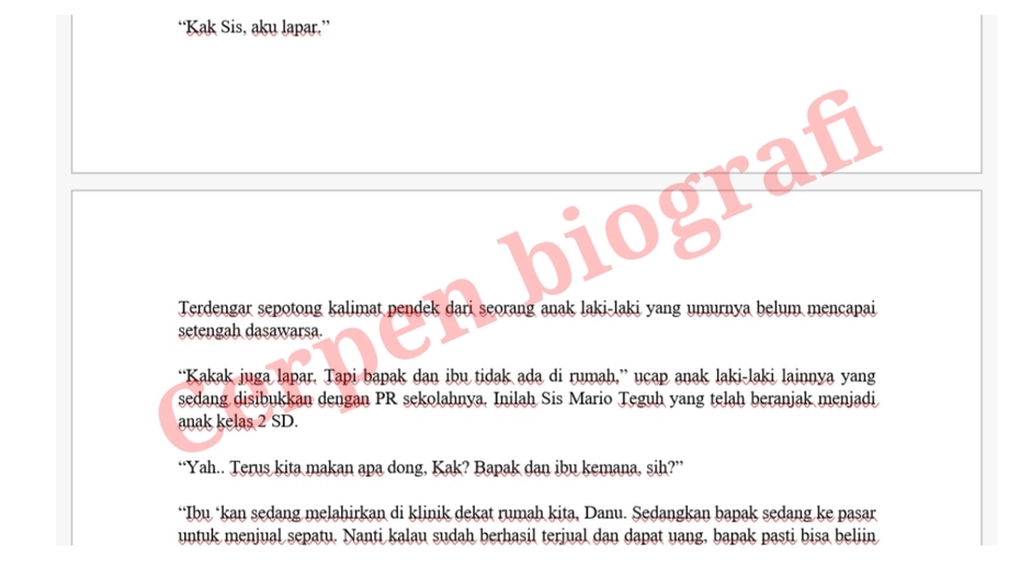 Penulisan Konten - Jasa Membuat Cerpen MURAH (Berbagai Tema) + Naskah Drama/Short-Film & Text/Chat Story - 10