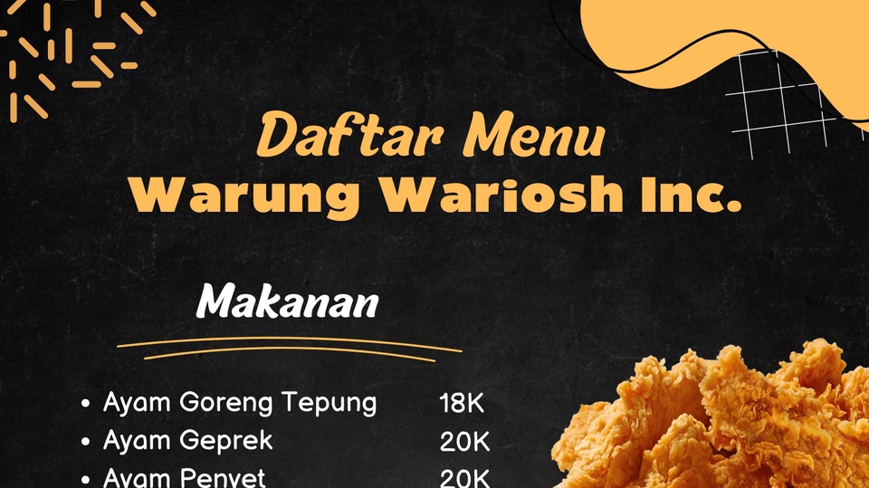 Digital Printing - Menu Makanan - 4