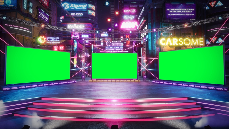 3D & Animasi - Membuat Video atau Gambar 3D Virtual Stage - 6