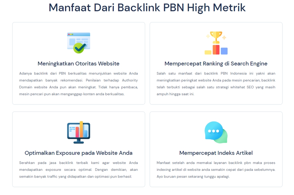 Search Engine Optimization (SEO) - Jasa Backlink Authority PBN DA 50+ Berkualitas - 4